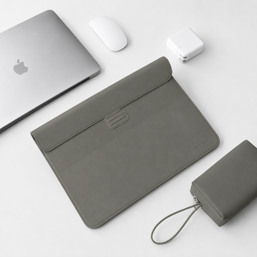 UP RIGHT DESK - Ergonomic Laptop Stand & Sleeve